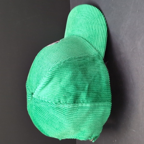 Sudbury Wolves Men's Green Corduroy Cap with Wolf Embroidery. - Picture 3 of 6